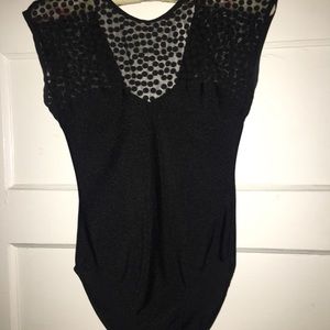 American Apparel Black bodysuit XS/S